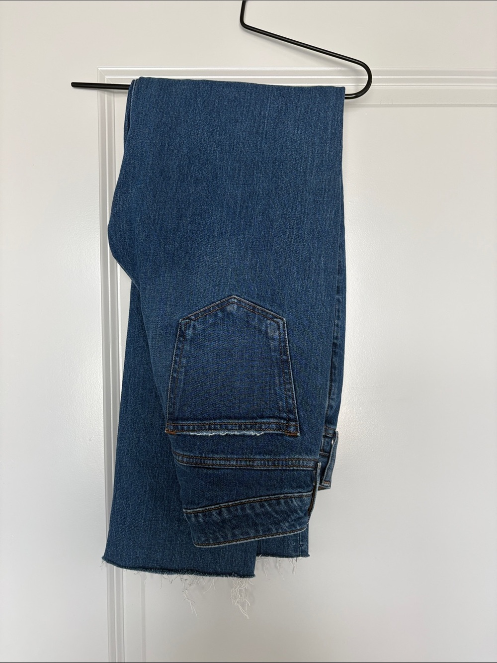 Abercrombie & Fitch Dark Blue Straight Leg Jeans